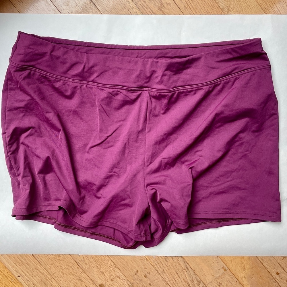 Lands’ End Swim Shorts Plum Purple 16